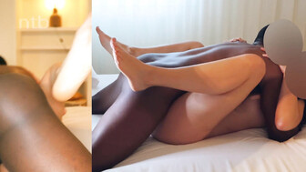 Big black cock and deep satisfaction for cuckold white wife