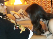 Cuckold white wife enjoys her bbc party while hubby is filming