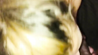 Sexy white chick deepthroats BBC