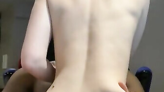 Wife rides a dick until she cums