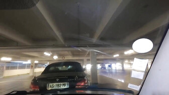 White chick gangbanged in public