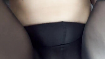 White chick open her legs for Big black cock