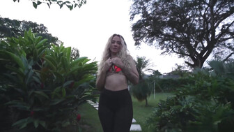 Blond white spinner shows that she's real black cock addict