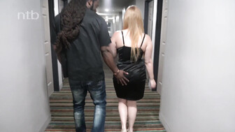 Cuckold white milf opens her mouth wide for that warm bbc shot