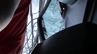 Wife cheats on the side of the road