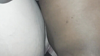 Black lover uses toy to make room for his enormous bbc