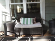 Hot wife in black stockings fucked a black dick outside and inside the house