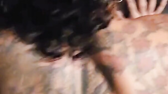 Sexy tattooed wife takes BBC from behind