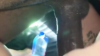 Sloppy deepthroat on BBC and pounding