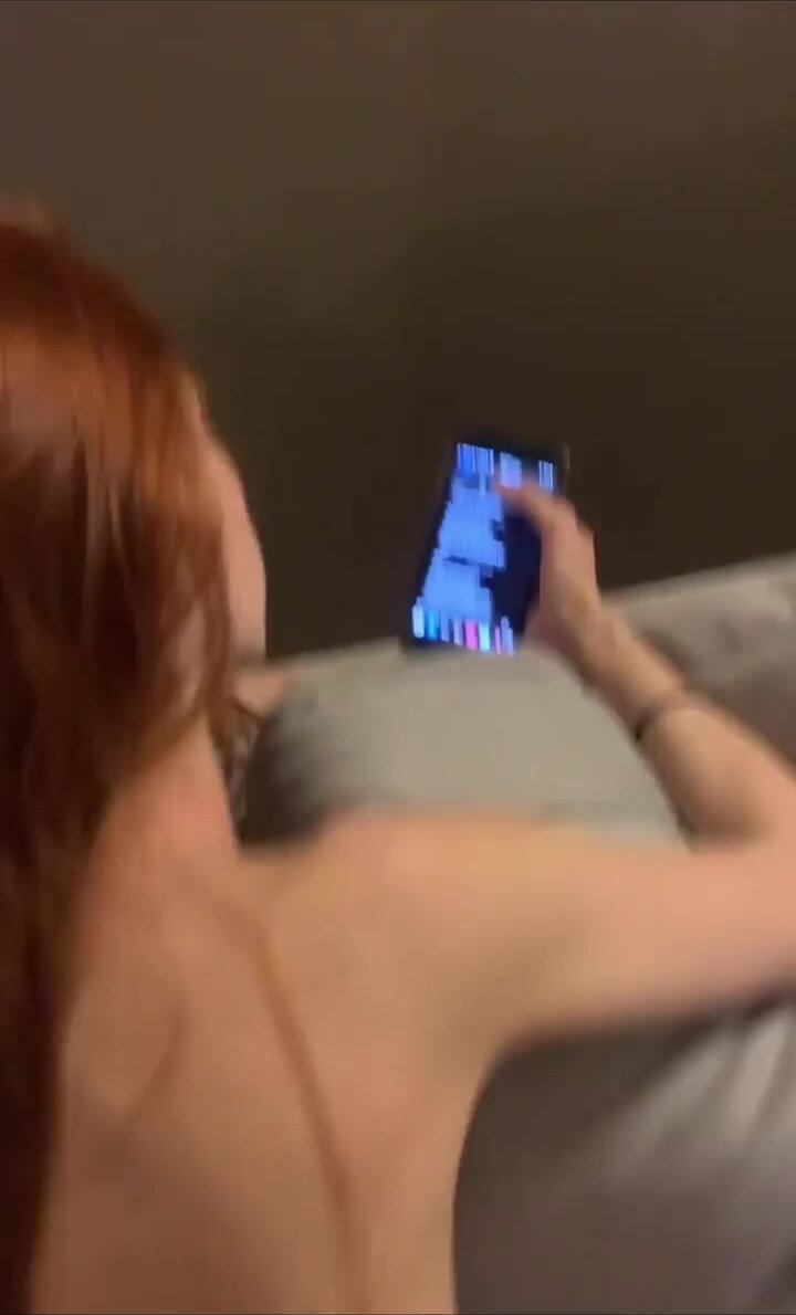 Super hot redhead GF fucks big black cock while on phone with cuck boyfriend