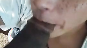 Sub white slut and her master