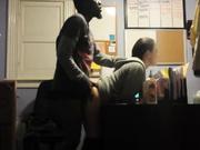 Wife cheating in office with bbc