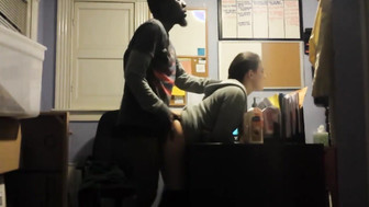 Wife cheating in office with bbc