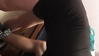 Slut wife sucking husband's friend