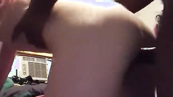 White Gf Enjoys a black cock