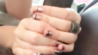 White MILF sucks her lover