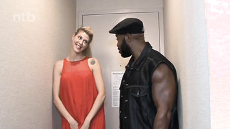 Horny blonde having good time with strong BBC