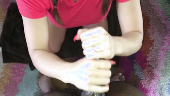 Handjob and Facial