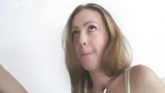 Pretty white girl fucked by huge BBC