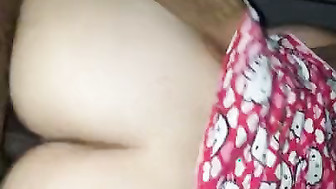 Phatassed girl hige dick riding and creampie