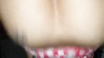 Phatassed girl hige dick riding and creampie