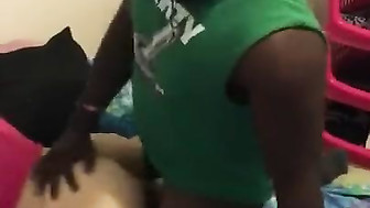 Her boyfriend waching how his black friend fuck her