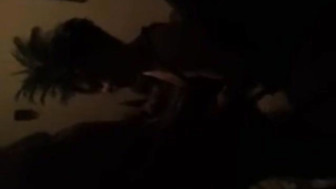 Husband films his wife with her first BBC