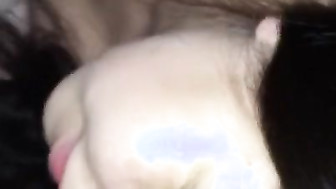 Couple having fun with family friend