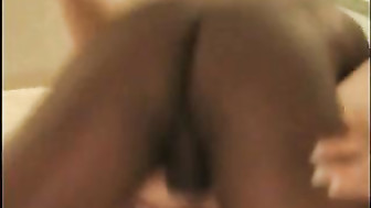 Slut wife gangbanged by black guys in hotel squirting