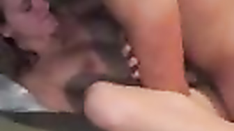 Hot young girlfriend shared with boyfriend's friend