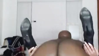 Cute blond with big tits creampied