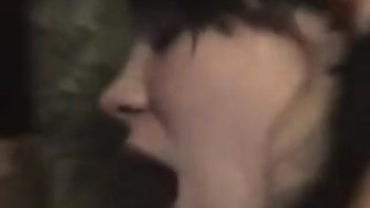 She sucks he off while her boyfriend wached