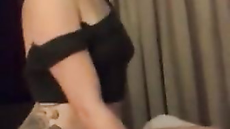 Thick Amateur PAWG with black bf