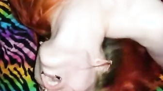 Hubby shares his redhead wife with friend