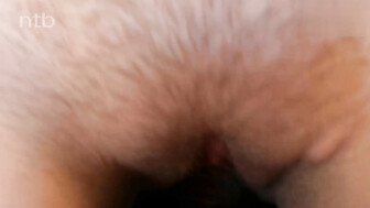 Blonde morning fun with black bf