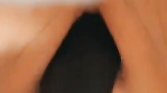 Wife playing with her pussy