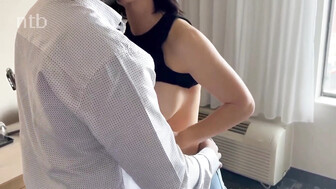 Cuckold white wife asks her hubby to clean her pussy after bbc