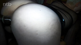 Awesome and juicy boobs and pussy creampie for cuckold white milf