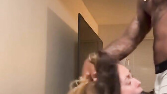 Sexy chick hard time with BBC bull