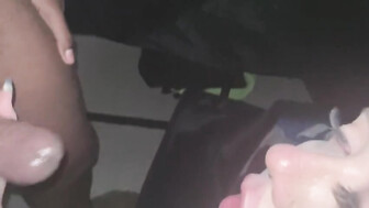 Hot amateur PAWG throat fucked and pounded by big black dick