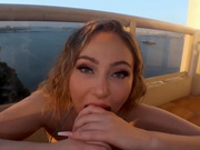 Amazing babe with big tits loves to be satisfied with a big black dick