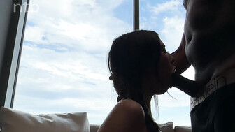 Teen white babe earns nonetheless but two messy bbc cumshots