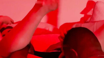 Teen white babe takes bbc creampie in her bald pussy