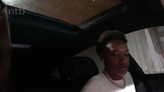 Sexy white gf with glasses fucked by BBC in the car