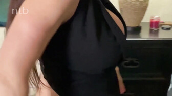 Masked cuckold white milf's first bbc gangbang in front of hubby