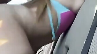 Sexy PAWG cums on BBC leg shaking orgasm