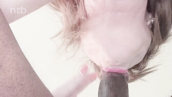 Cuckold white milf gets her bbc reward after bareback fucking