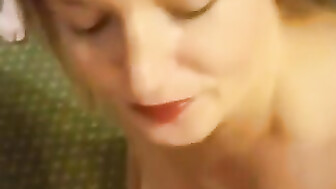 Shared slut wife sucking off multiple cocks