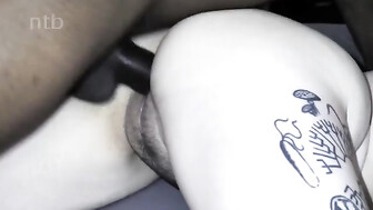 Cuckold roleplay - husband walks in on wife with black stud