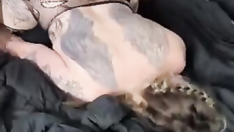 She got Backshots while he records